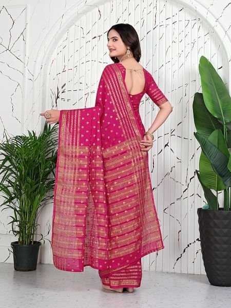 Banarasi Ready to Wear Jacquard Saree in Crepe Fabric Ready To Wear Sarees