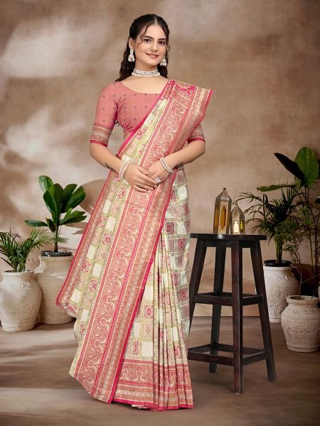 Exquisite Gajari Pure Silk Woven Patola Festive Saree Sale