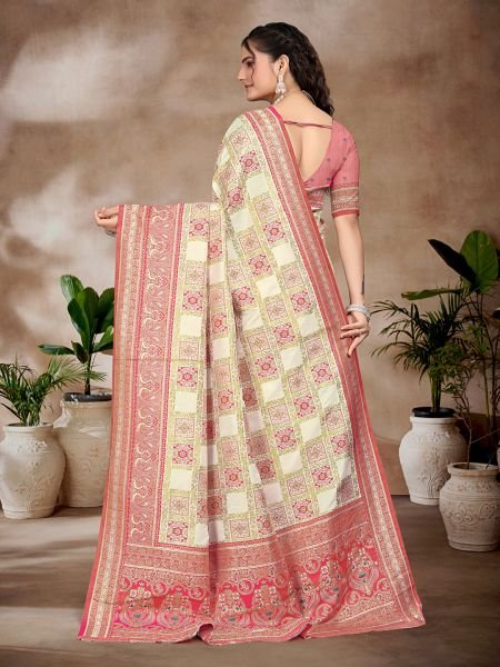 Exquisite Gajari Pure Silk Woven Patola Festive Saree Designer Sarees