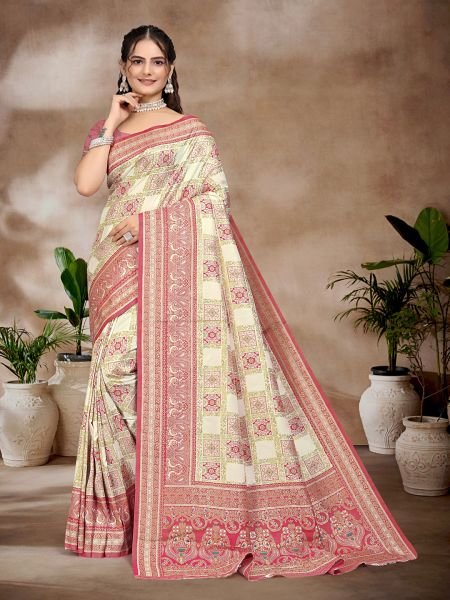Exquisite Gajari Pure Silk Woven Patola Festive Saree Designer Sarees