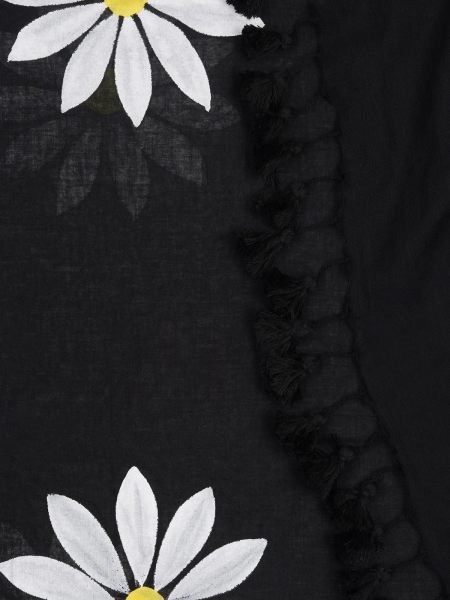 Floral Print Handloom Pure Cotton Saree with Unstitched Blouse Piece Printed Sarees