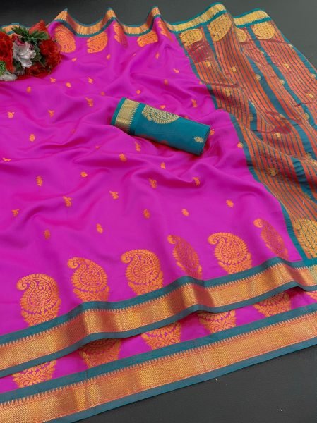 Jacquard Pure Banarasi Silk Saree Saree