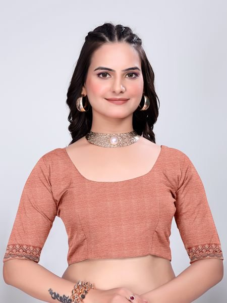 Jimmy Chu Embroidered Sequins Saree with Unstitched Blouse Piece     Elegant Party   Wedding Wear Embroidered Sarees