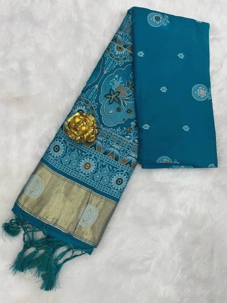 Patola Silk Saree with Traditional Pallu and Tassel Border Banarasi Sarees