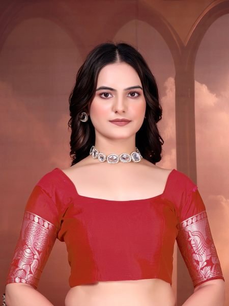 Ready to Wear Jacquard Pure Silk Saree Ready To Wear Sarees