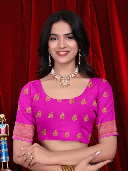 Ready to Wear Jacquard Pure Silk Saree Ready To Wear Sarees
