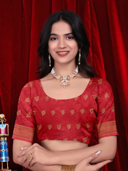 Ready to Wear Jacquard Pure Silk Saree Ready To Wear Sarees