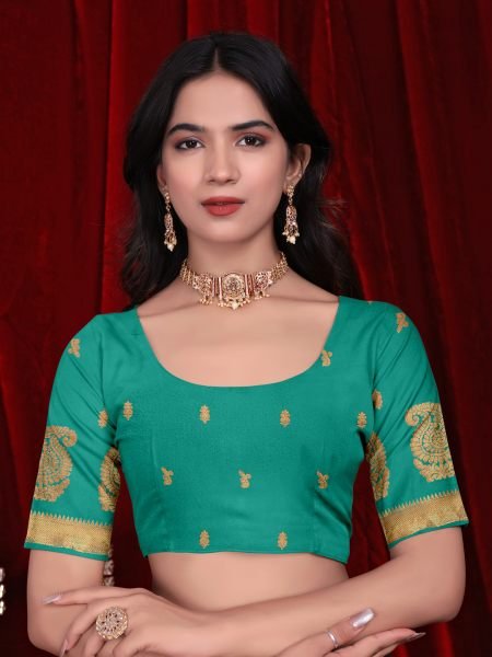 Ready to Wear Jacquard Pure Silk Saree Ready To Wear Sarees