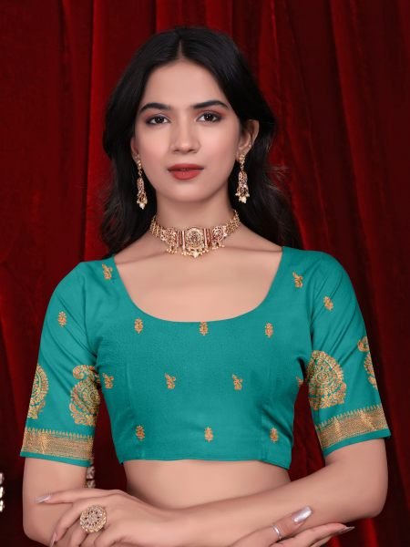 Ready to Wear Jacquard Pure Silk Saree Ready To Wear Sarees
