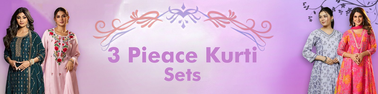 3 Piece Kurti Set Manufacturer in Surat 3 Piece Kurti Set Manufacturer in Surat